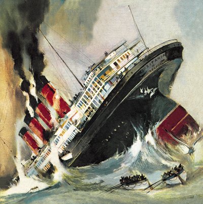 Untergang der Lusitania von English School